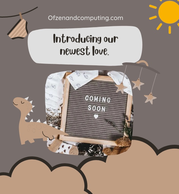 Short Baby Announcement Captions For Instagram