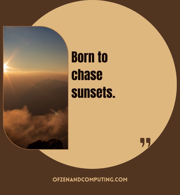 Short Sunset Captions For Instagram (2025)