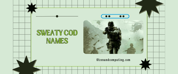 Sweaty COD Names (2025)