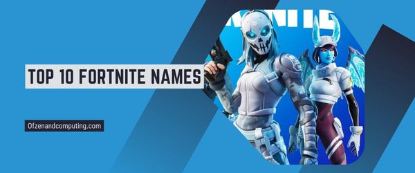 Top 10 Fortnite Names 2025 (Usernames)