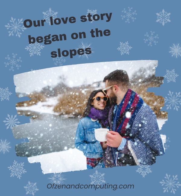 Couples Skiing Captions For Instagram (2025)