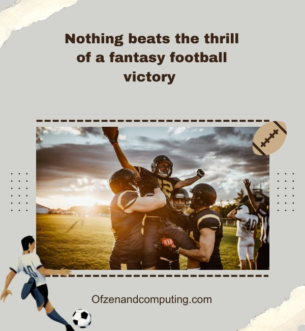 Fantasy Football Captions For Instagram (2025)