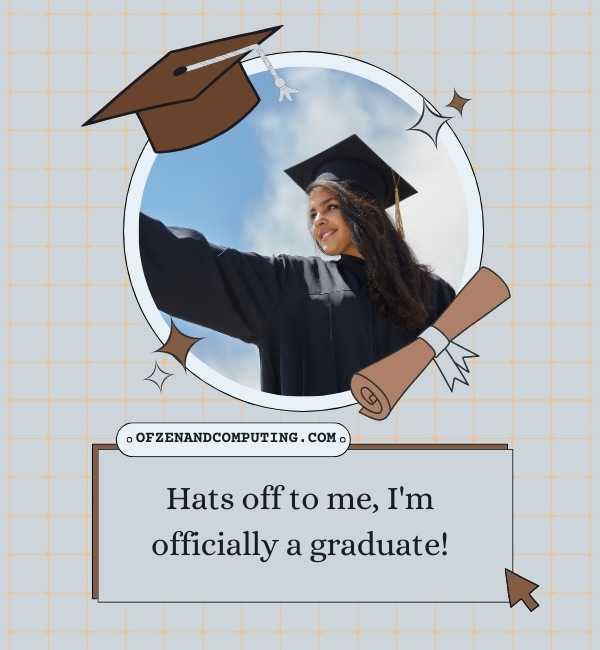 Graduation Instagram Captions For Myself (2025)