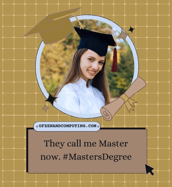 Masters Graduation Instagram Captions (2025)