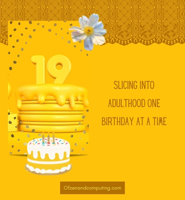 19th Birthday Cake Captions For Instagram (2025)