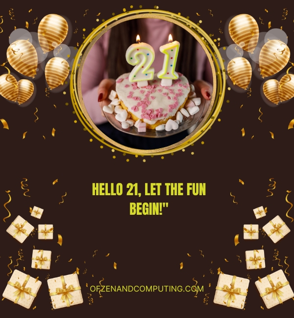 21st Birthday Captions For Instagram
