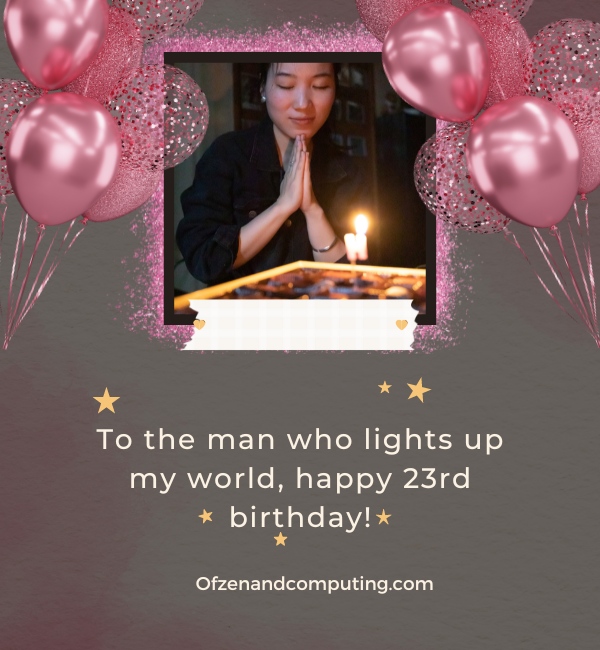 23rd Birthday Instagram Captions For Boyfriend (2025)