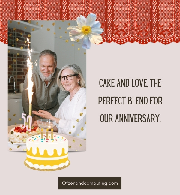 Anniversary Cake Captions For Instagram (2025)
