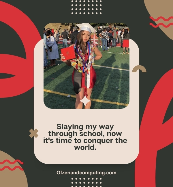 Baddie Graduation Captions For Instagram