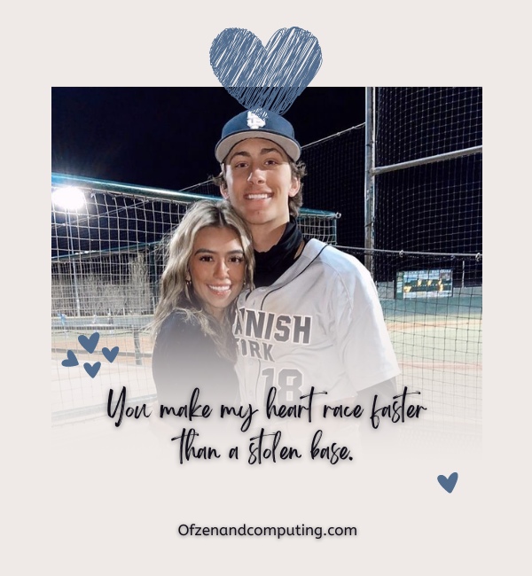Baseball Couple Captions For Instagram (2025)