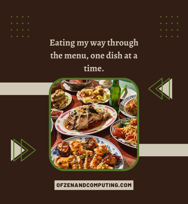Best Instagram Caption For Restaurant Food