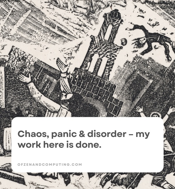 Best Instagram Captions About Chaos (2025)