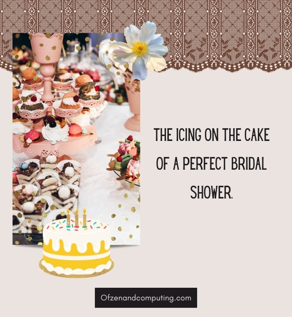 Bridal Shower Cake Captions For Instagram (2025)