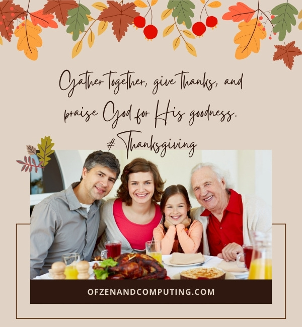 Christian Thanksgiving Captions For Instagram (2025)