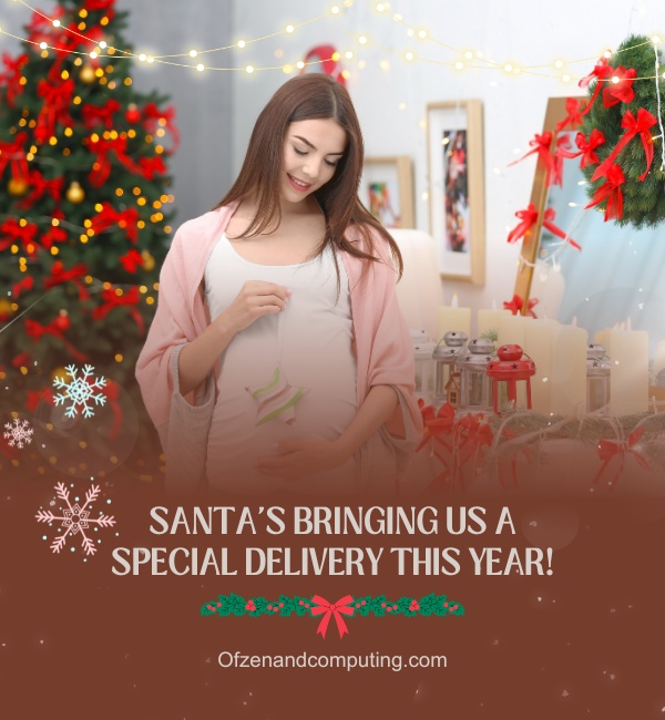 Christmas Pregnancy Announcement Captions For Instagram (2025)