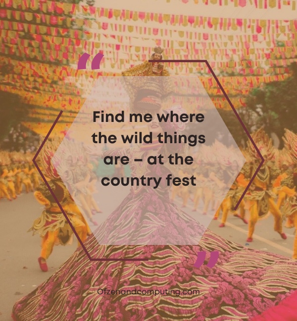 Country Festival Captions For Instagram (2025)