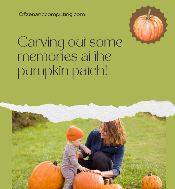 First Pumpkin Patch Captions For Instagram (2025)