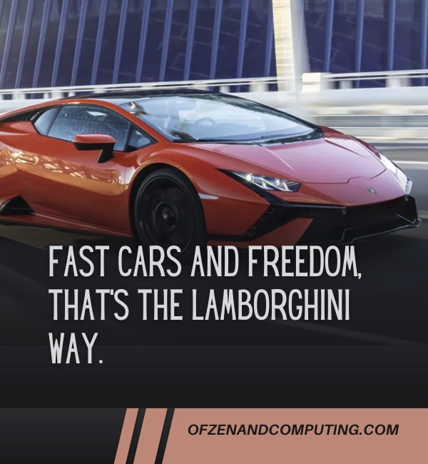 Funny Lamborghini Captions For Instagram (2025)