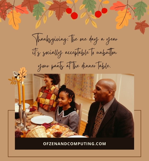Funny Thanksgiving Captions For Instagram (2025)