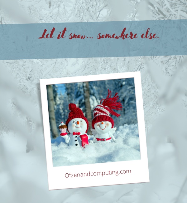 Funny Winter Captions For Instagram (2025)