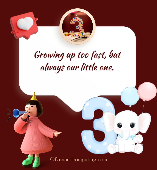 Good 3rd Birthday Captions For Instagram (2025)