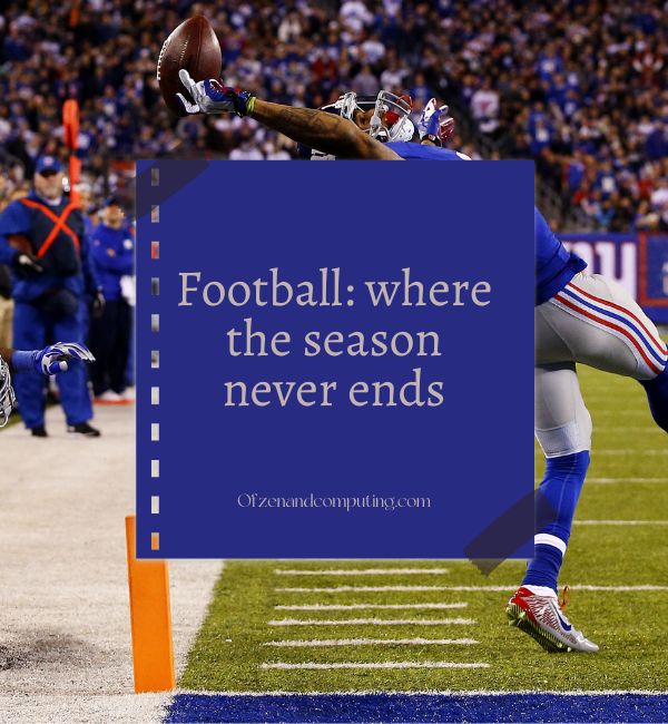 Good Football Captions For Instagram