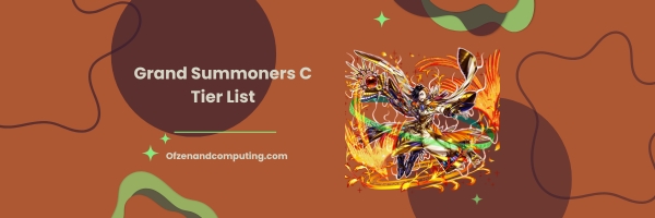 Grand Summoners C Tier List 2025- Situational Picks: