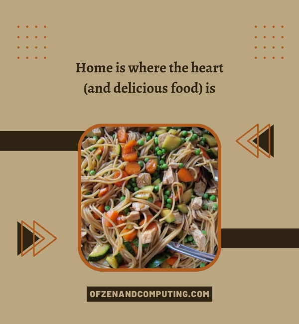Instagram Caption For Homemade Food