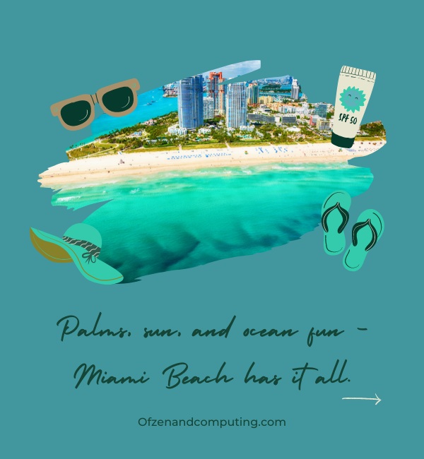 Miami Beach Captions For Instagram (2025)