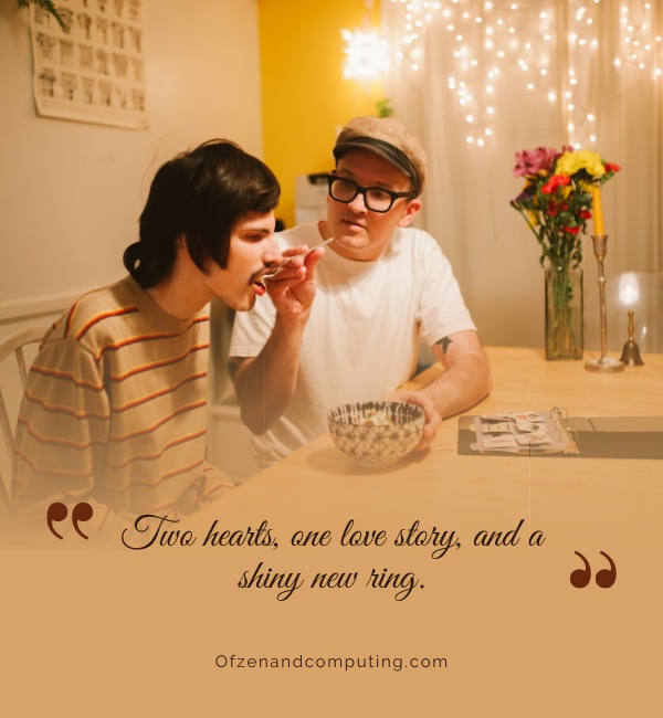 Non-cheesy Engagement Captions For Instagram (2025)