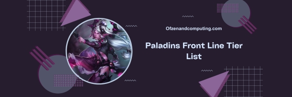 3. Paladins Front Line Tier List 2025: "Indomitable and Resilient"