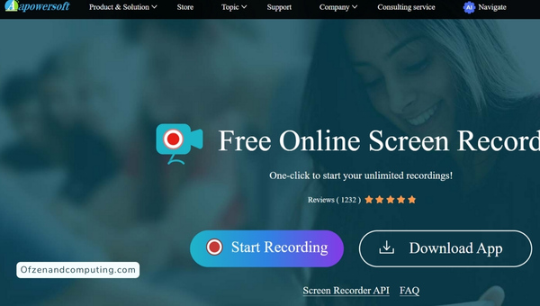 Record Your Desktop On Windows 10 Using APowerSoft Online Screen Recorder