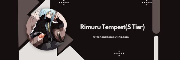 Rimuru Tempest(S Tier)