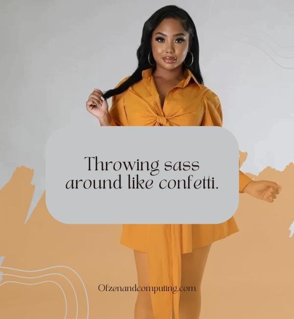 Sassy Short Instagram Captions