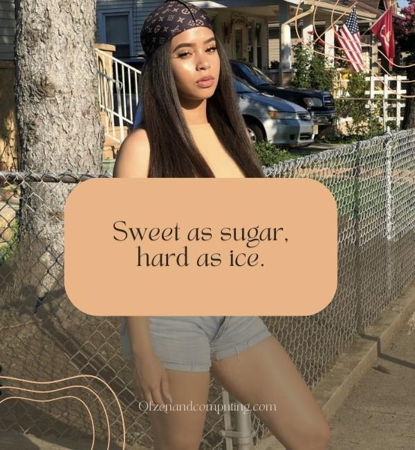 Short Baddie Captions For Instagram