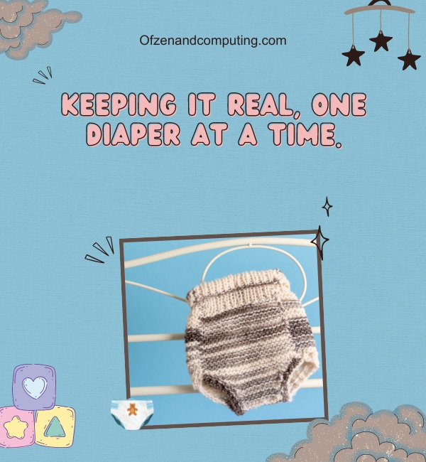 Short Diaper Captions For Instagram (2025)