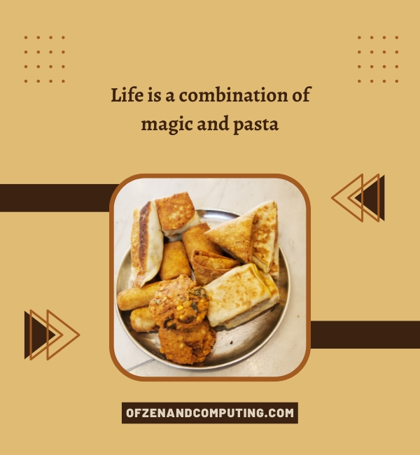Short Food Captions For Instagram