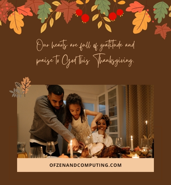 Thanksgiving Instagram Captions For God (2025)
