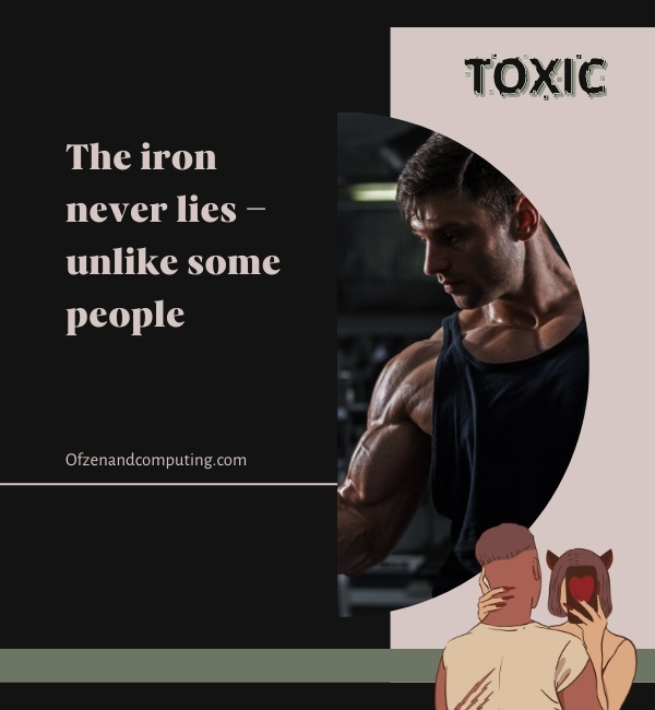Toxic Gym Captions For Instagram (2025)