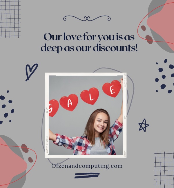 Valentines Day Sale Captions For Instagram (2025)