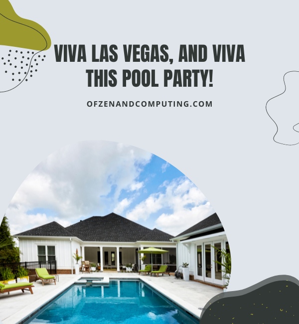 Vegas Pool Party Instagram Captions (2025)