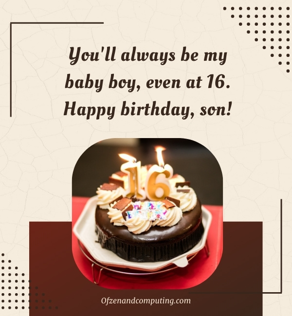 16th Birthday Instagram Captions For Son (2025)