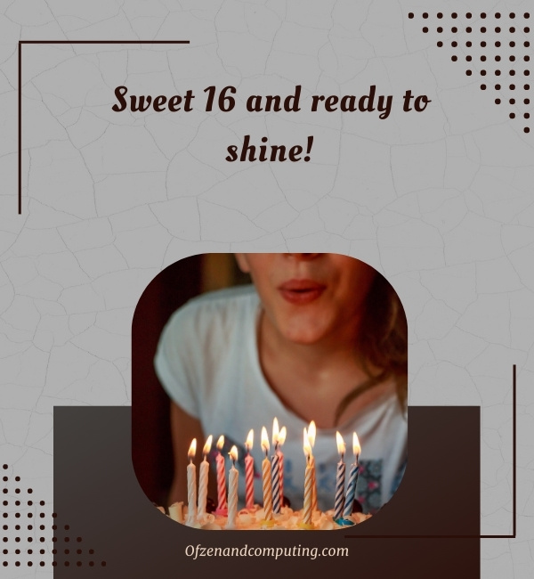 16th Birthday Selfie Captions For Instagram (2025)