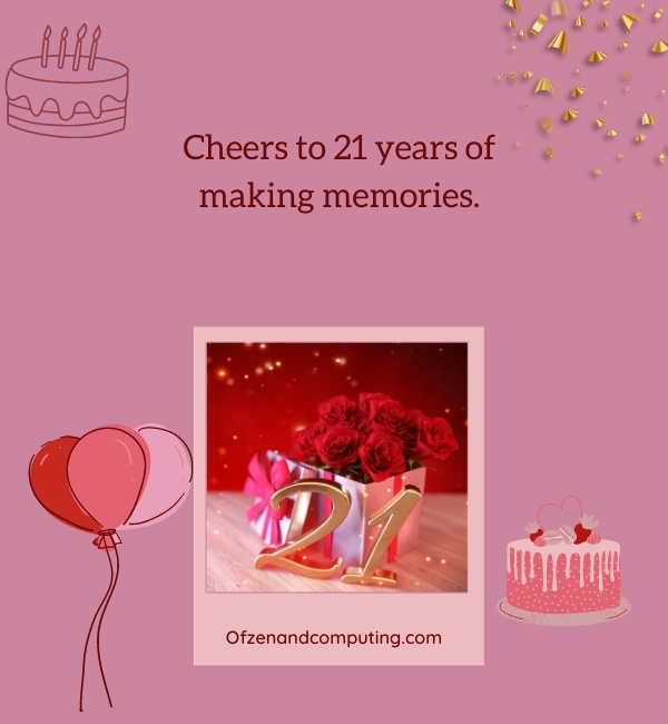 Aesthetic 21st Birthday Captions For Instagram (2025)