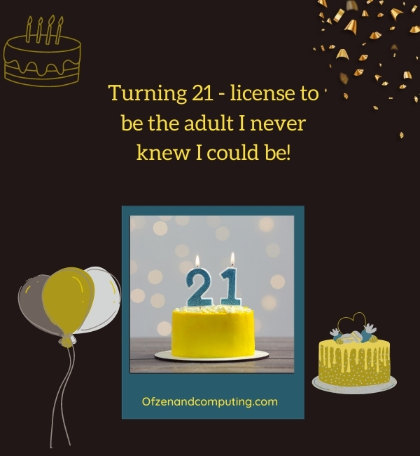 Best 21st Birthday Captions For Instagram (2025)