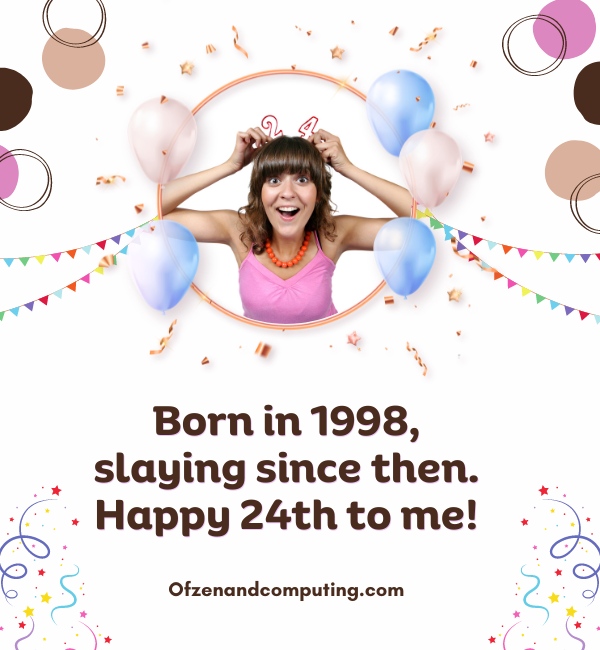 Best 24th Birthday Captions For Instagram (2025)