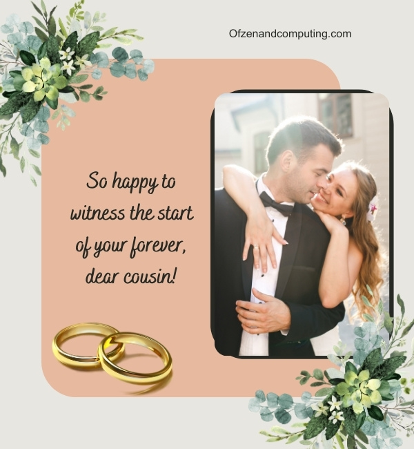 Cousin Wedding Captions For Instagram (2025)