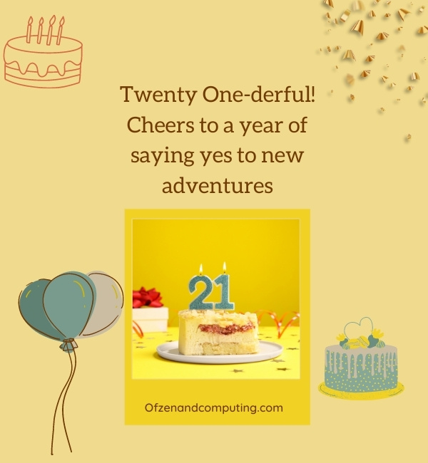 Good 21st Birthday Captions For Instagram (2025)