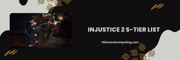 Injustice 2 S-Tier List 2025 - "The Unstoppable Champions"