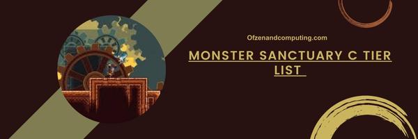 Monster Sanctuary C Tier List 2025– The Cunning Companions